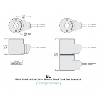 Coil 24VDC 18.2W h = 49.9mm